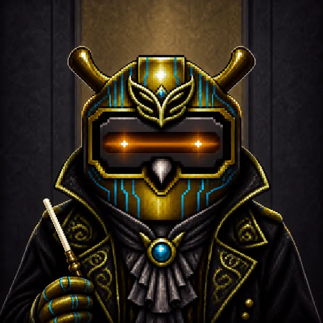 Velvet Tempo Conductor owl with a velvet coat and conductor baton